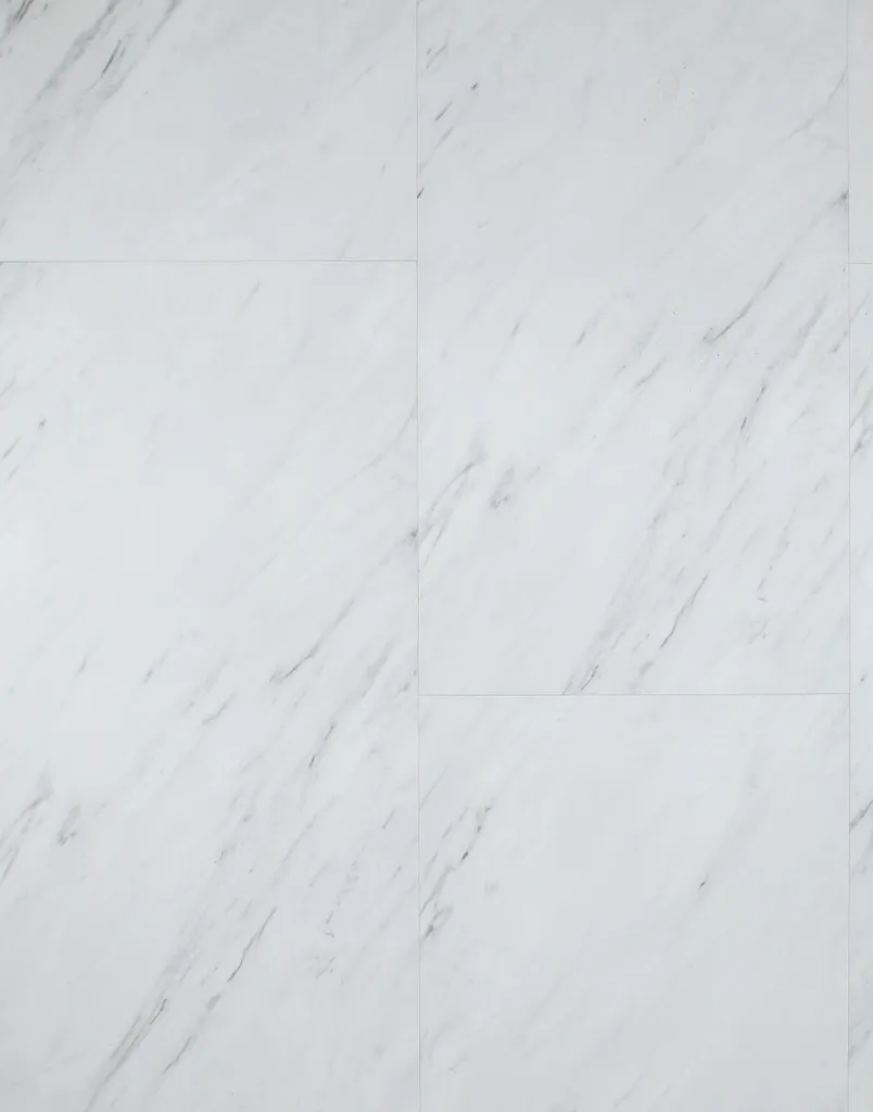 [VINYL-LENTIL2/.55-3262] Leno Tile Vinyl (White Marble)